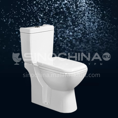 Ceramic  Washdown flush  Two-Piece   toilet